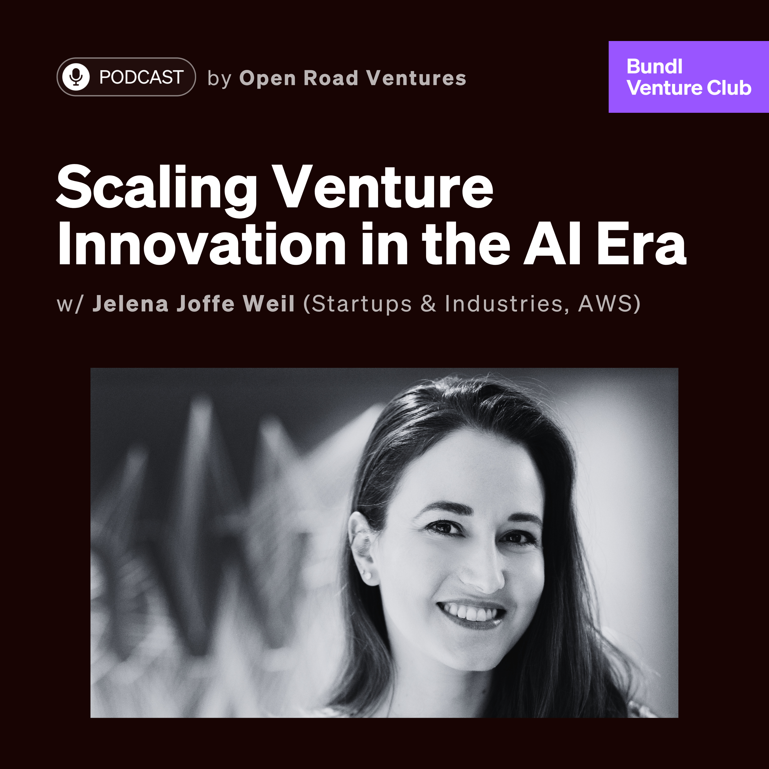#14 - Scaling Venture Innovation in the AI Era w/ Jelena Joffe Weil (AWS)